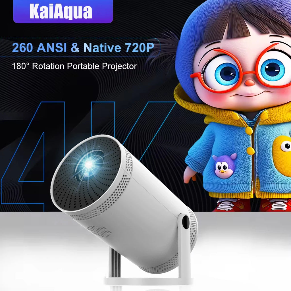 Projector FY300 Pro 4K  Dual  260ANSI Allwinner   1080P 1280*720P Home Cinema Outdoor Projetor