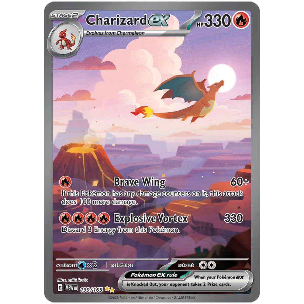 PKM 151 (MEW) Proxy Game Cards holographic PTCG Charizard/Blastoise/Venusaur/Zapdos/Alakazam/ex Charmander Squirtle Bulbasaur