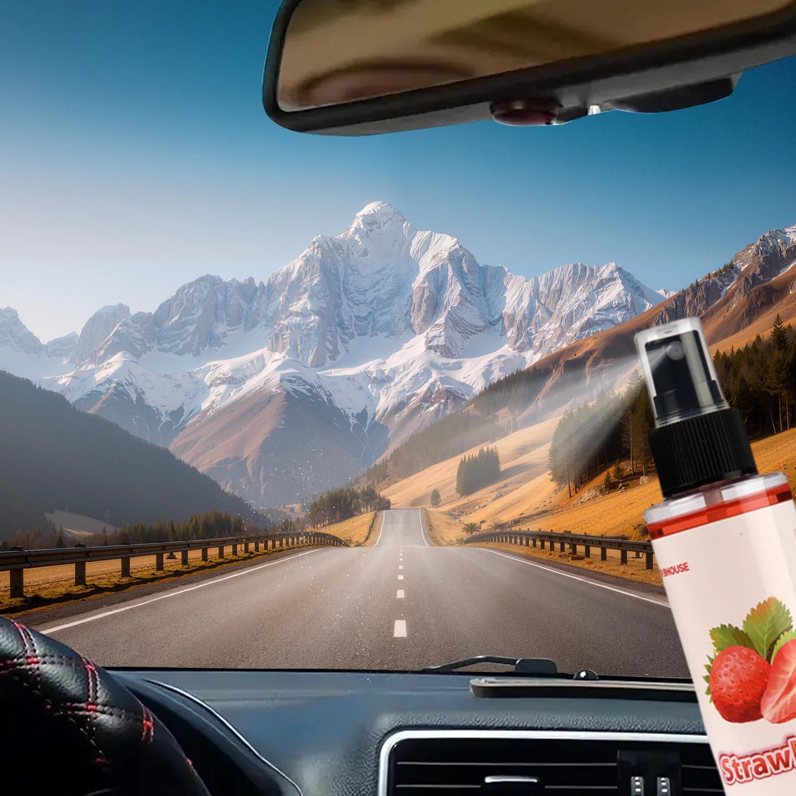 100ml STRAWBERRY-Scented Hand-Sprayed Air Freshener – Car Spray, Home Air Purifying & Deodorizing Fragrance