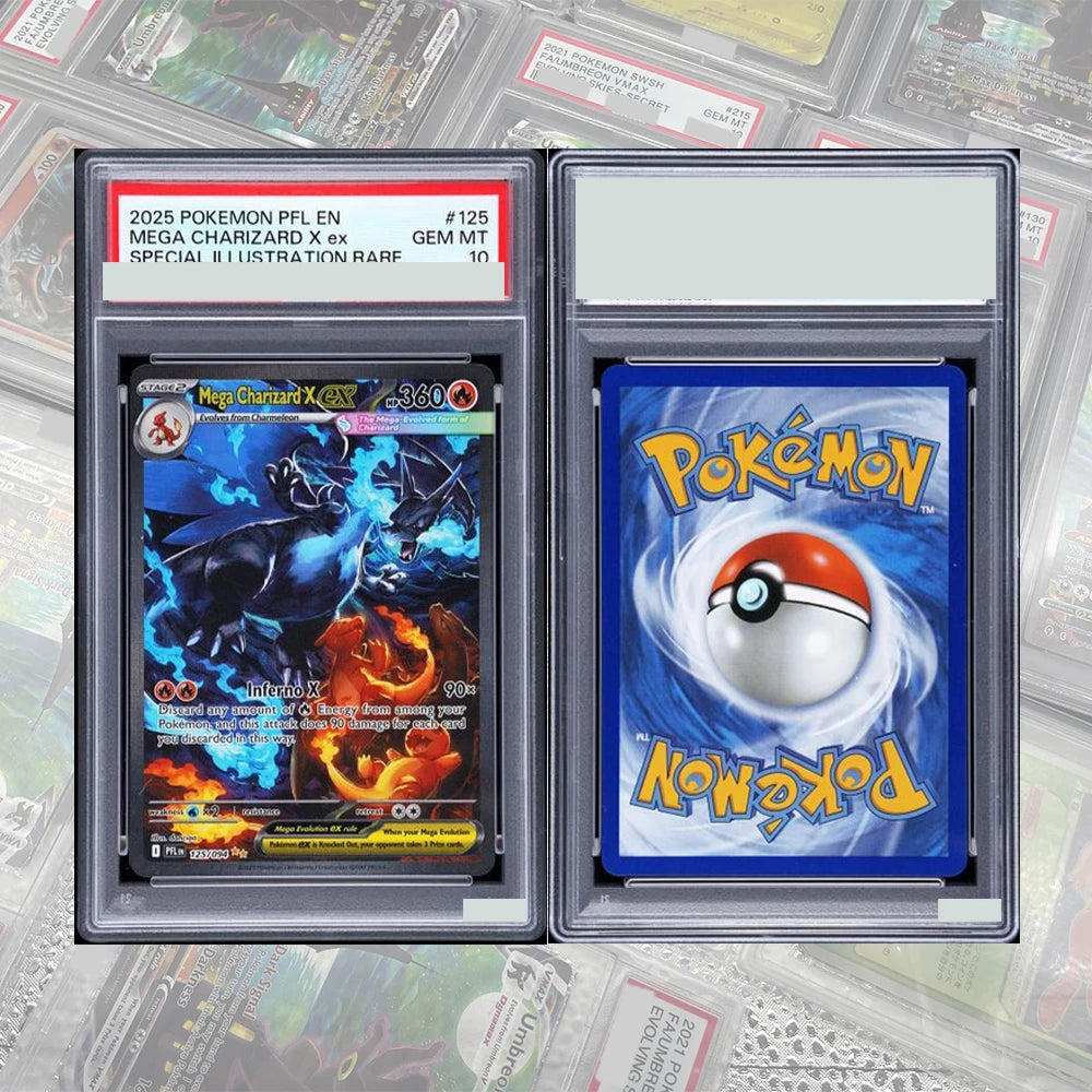 PHANTASMAL FLAMES 125 MEGA CHARIZARD EX SPECIAL ILLUSTRATION DIY PROXY 2025 PTCG COLLECTION CARD HOLOGRAPHIC CARD