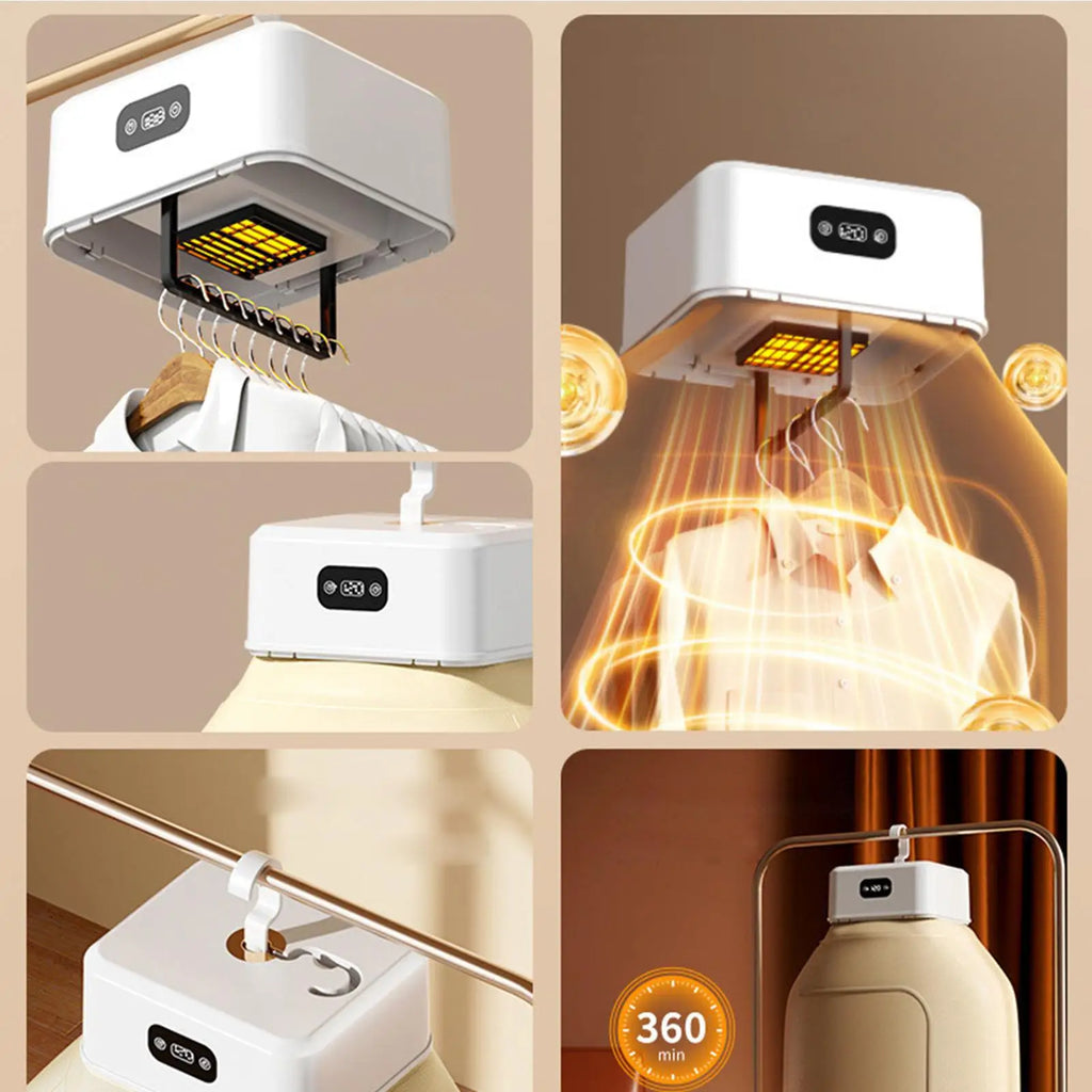Portable Dryers for Laundry Electric Laundry Clothes Dryer Electric Multifunctional Space Saving Drying Stand for Underwear Room