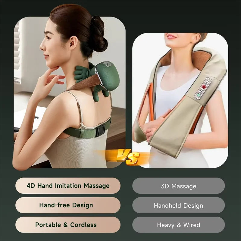 N7 Master Hand Shoulder Neck Massage Instrument Cervical Head Massage Instrument Real Hand Rubbing