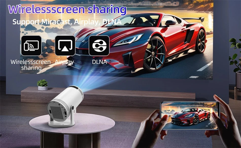 Projector FY300 Pro 4K  Dual  260ANSI Allwinner   1080P 1280*720P Home Cinema Outdoor Projetor
