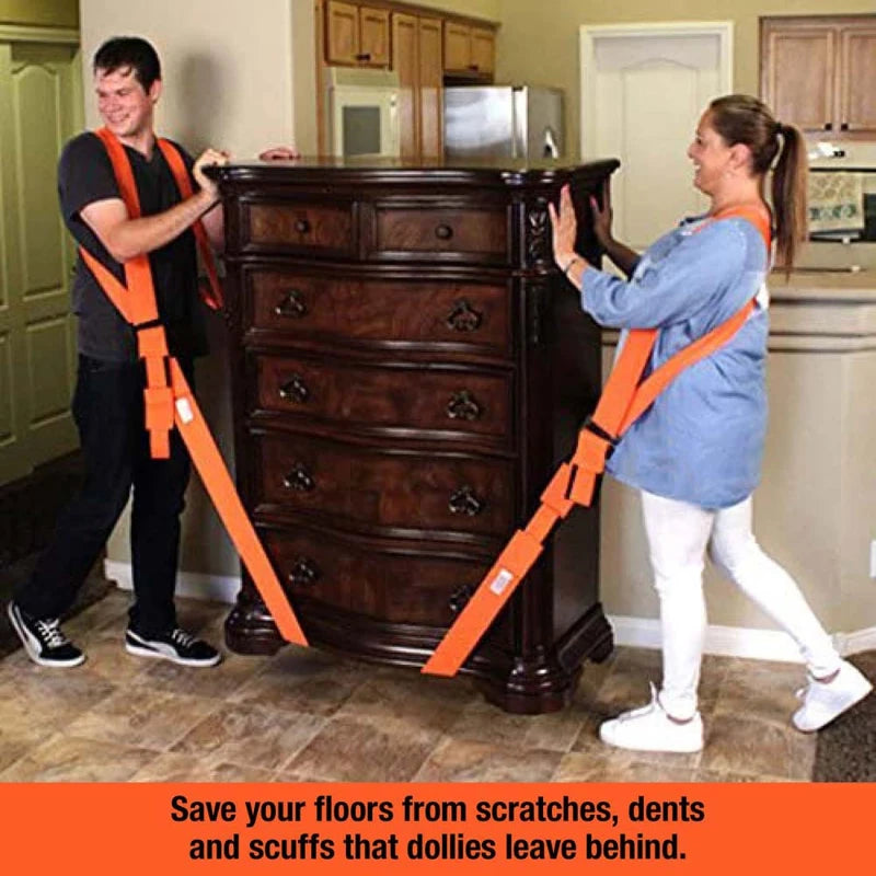 2 people Lifting And Moving Strap Moving Strap Heavy Duty Lifting Strap Lifting Rope Moving Belt Lift Move And Carry Furniture