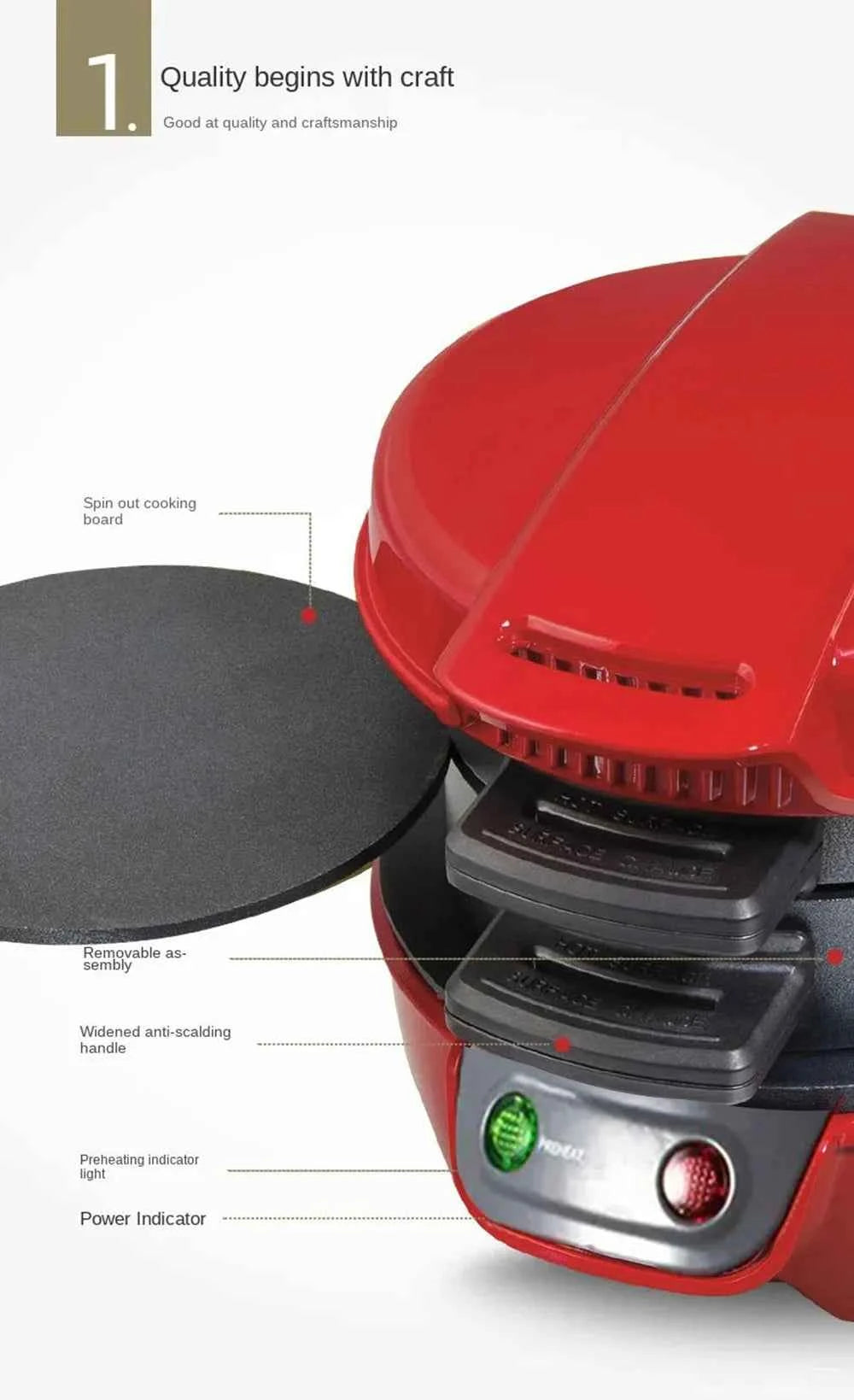 Household Breakfast Machine Hamburg Sandwich Maker With Egg Cooker Ring Machine Bread Sandwich Waffle Machine Burger Press