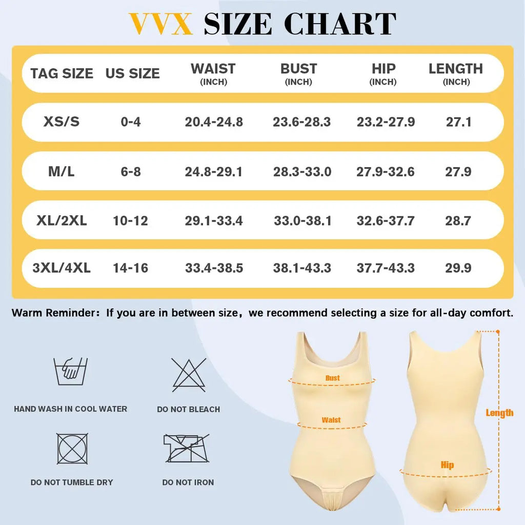 Body Shapewear for Women Seamless Solid Shaping Full Bodysuit Neck Tummy Control Slimming Body Shaper Underwear & Shapewear