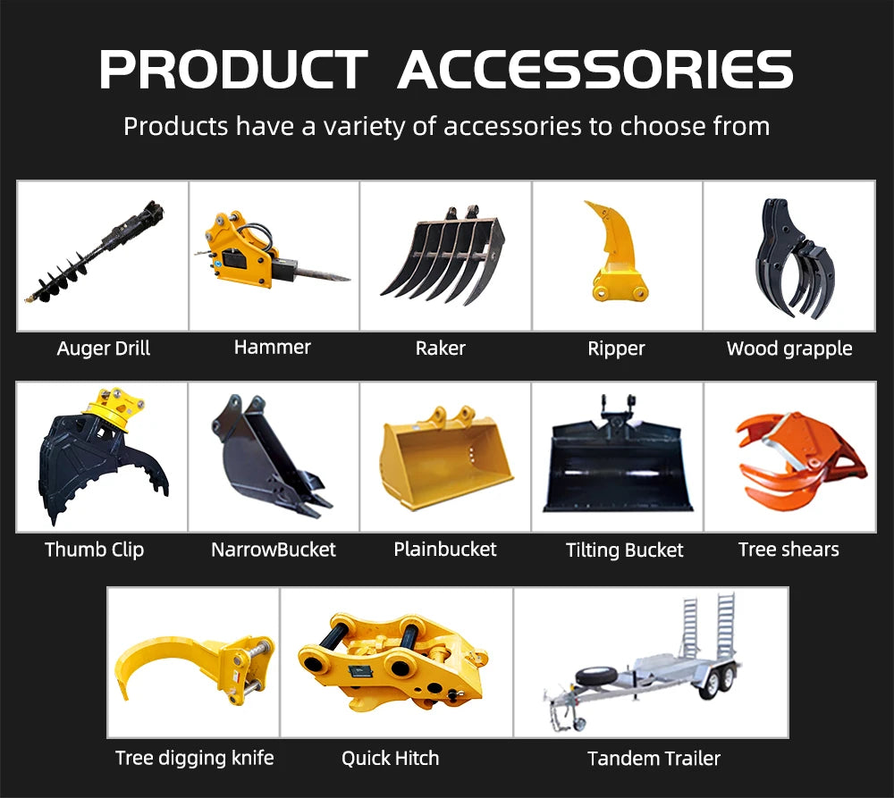 HW-60 Excavator 6 Ton Digger Medium And Large Excavators Construction Machinery Heavy Equipment China Factory Direct Sales