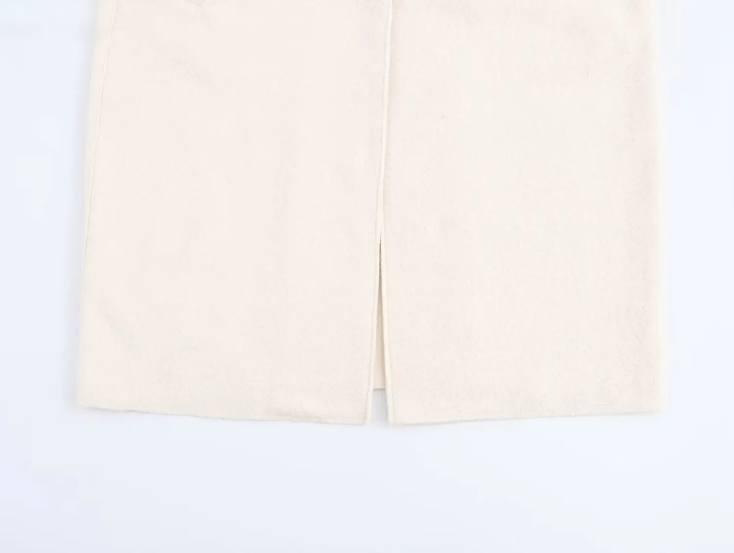2025 New Women's Clothing: European and American Style Fashionable Solid Color Long-Sleeved Terry Wool Coat