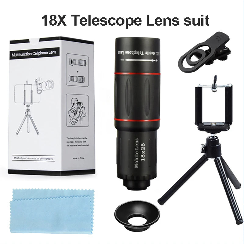 64X Telescope For Mobile Phone Lens For photography macro Phone lens for iphone Cell Phone Lens mobile phone telephoto.lens