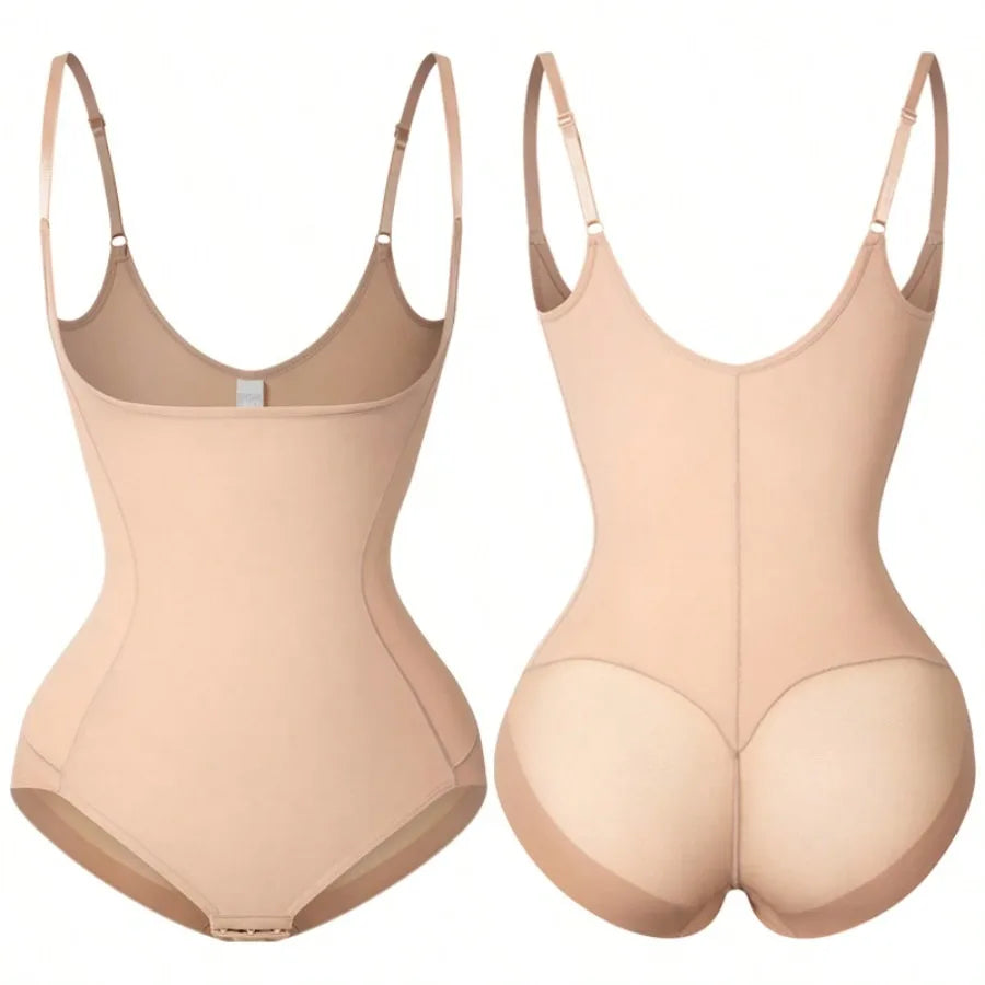 Shapewear For Women Tummy Control Bodysuits Waist Trainer Body Shaper Slimming Underwear Open Bust Compression Belly Girdles