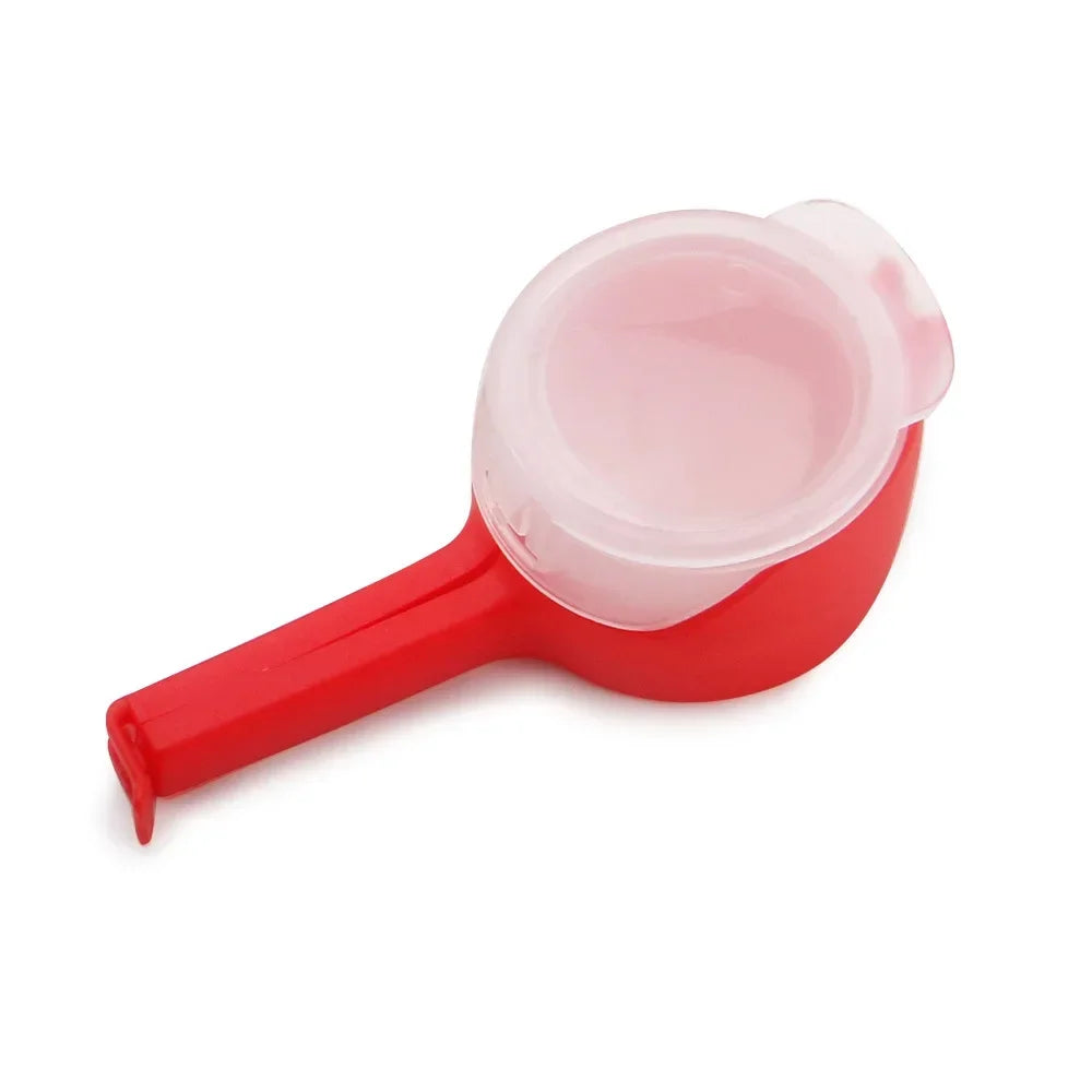Pour Snack Clips Food Storage Sealing Clips with Pour Spouts Durable Plastic Clips for Food Storage Kitchen Snack Bag Storage