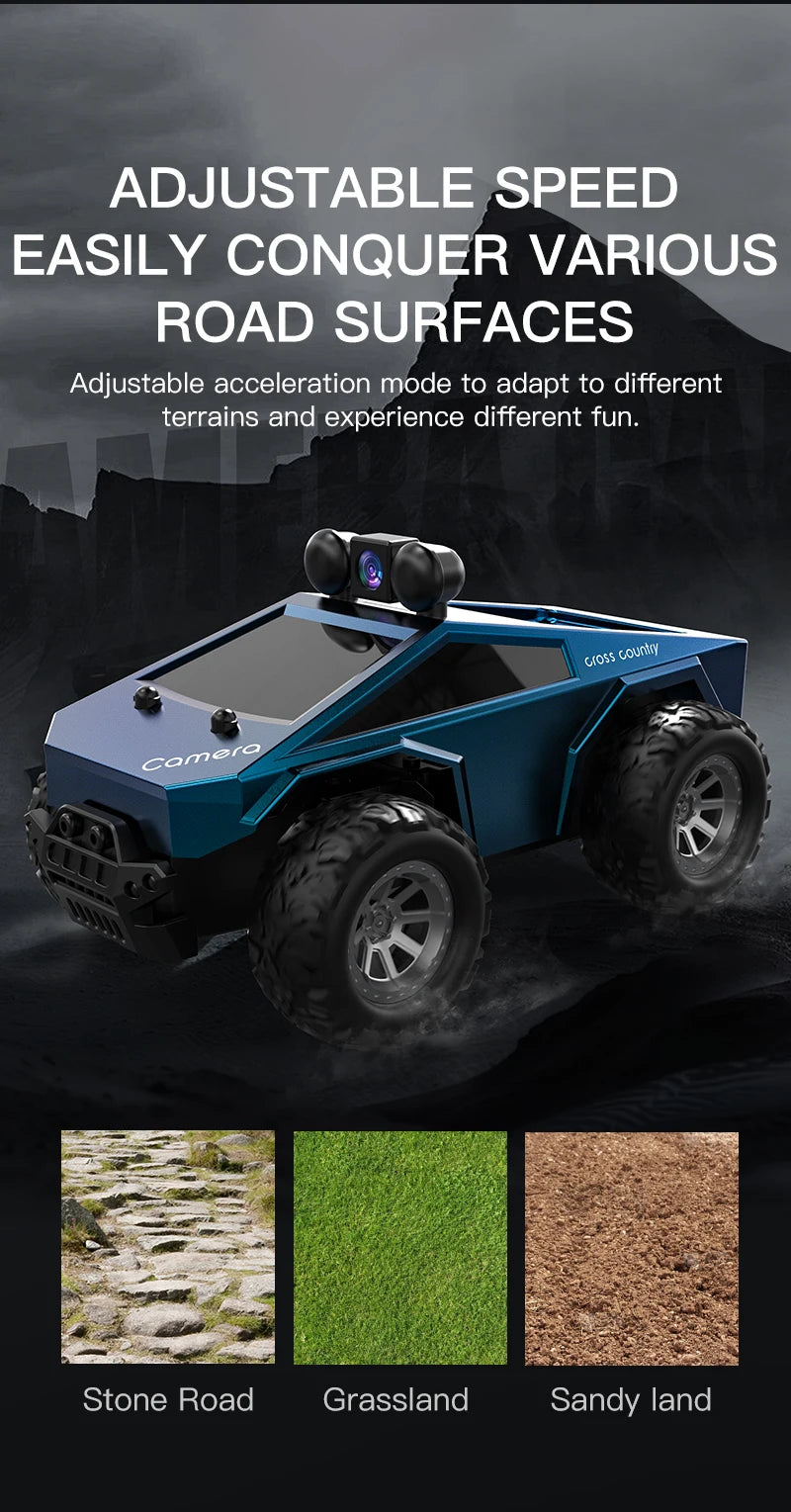 1:28 RC Car With HD Camera FPV WIFI Mini Remote Control Stunt Car With Led Lights APP Control Racing Cars Toy for Kids&Adult
