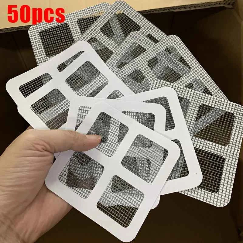 Disposable Hair Catchers for Shower Mesh Shower Drain Covers Floor Sink Strainer Filter Mesh Stickers Bathroom Accessories
