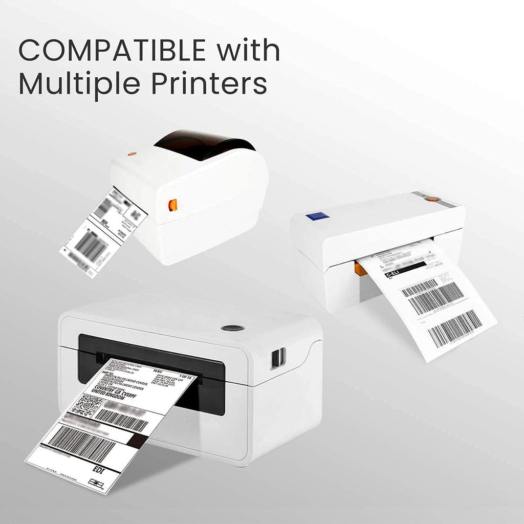 4x6 Inch Thermal Shipping Label Paper 100/200/300/500PCS Adhesive Paper For Express Waybill DHL UPS Express Barcode All-Purpose