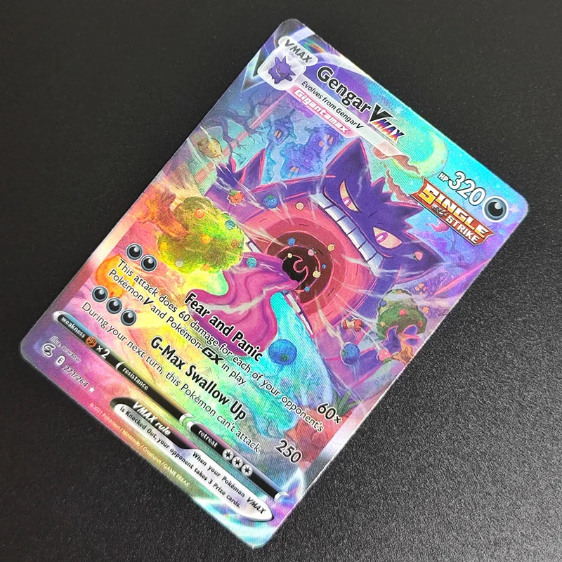 PTCG Gengari Rayquaza Vmax Giratian Lugia V Mew Latias Latios EX Collectibles Trading Card Game