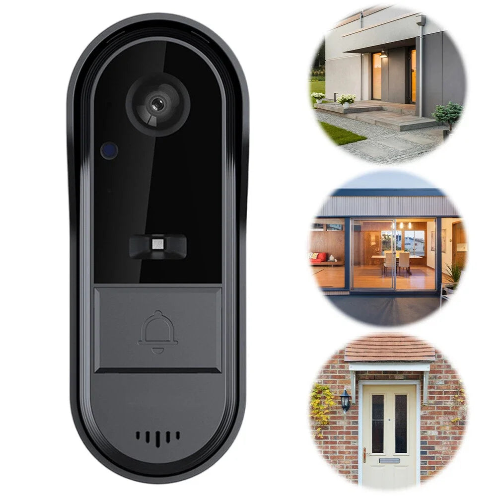 Tuya Doorbell with Camera Wireless Bundle Doorbell Smart Home Wifi Outdoor Waterproof Cam Security Audio Intercom Night Vision