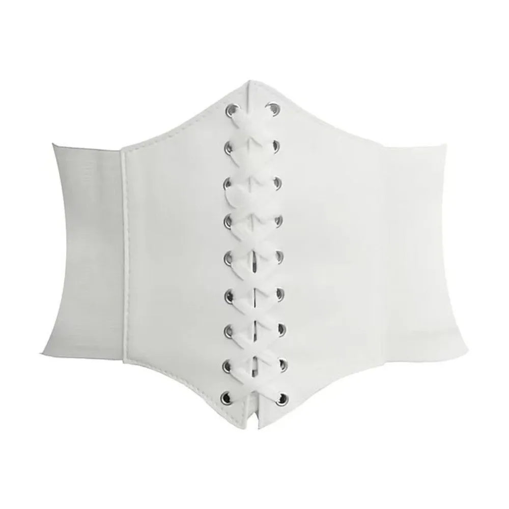 Wide Corset Waist Belt Decorative Slimming Waist Strap External Wear Elastic Design Body Shapewear For Skirts Dress Top Clothes