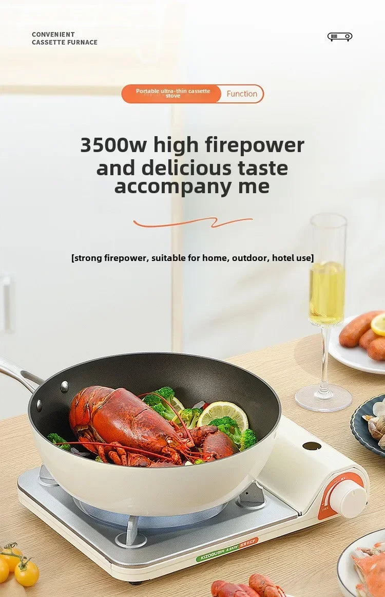 2026 Portable Outdoor Cooker Hot Pot Small Durable   Magnetic Casca Design for Camping And Travel