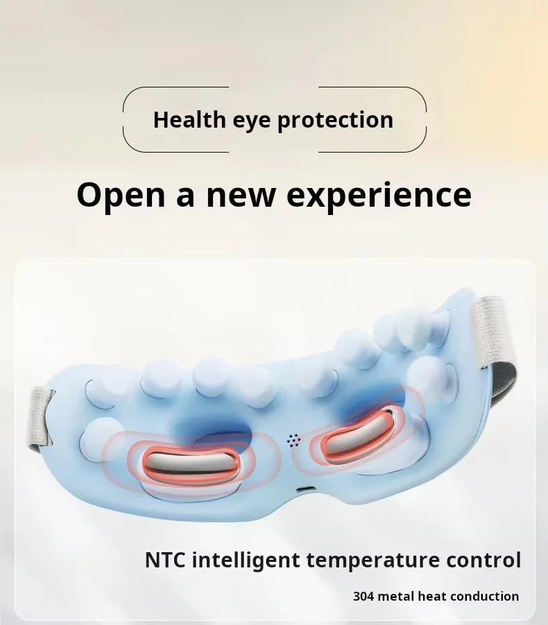 Eye Massager Smart Eye Relief Acupressure Massager Vibrating Heat Therapy Eye Mask Eye Care Device