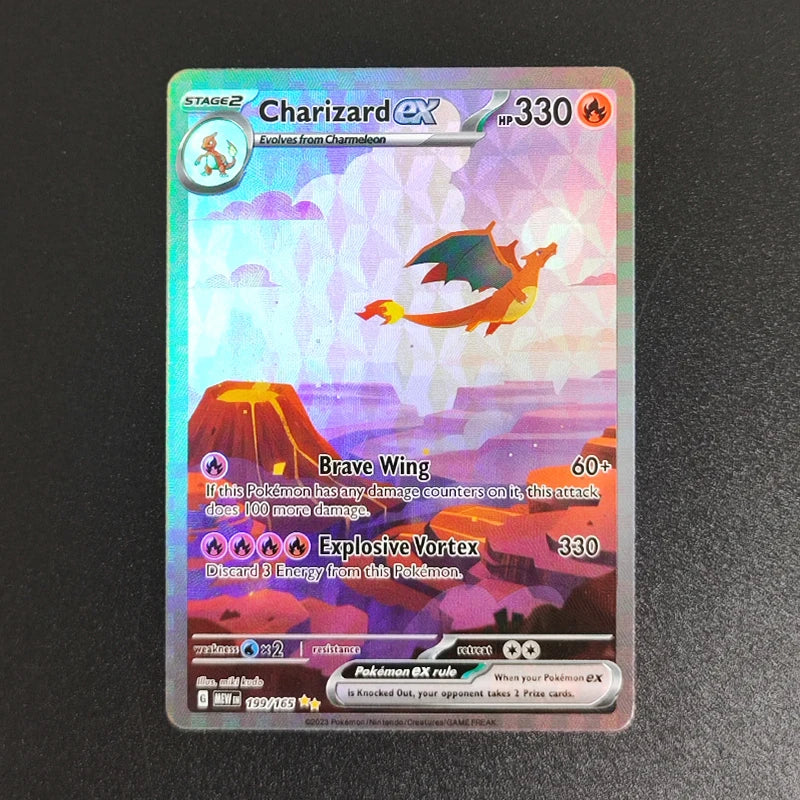 PTCG English Charizard Gengar Giratina Rayquaza Greninja Mewtwo Pikachu Clefairy