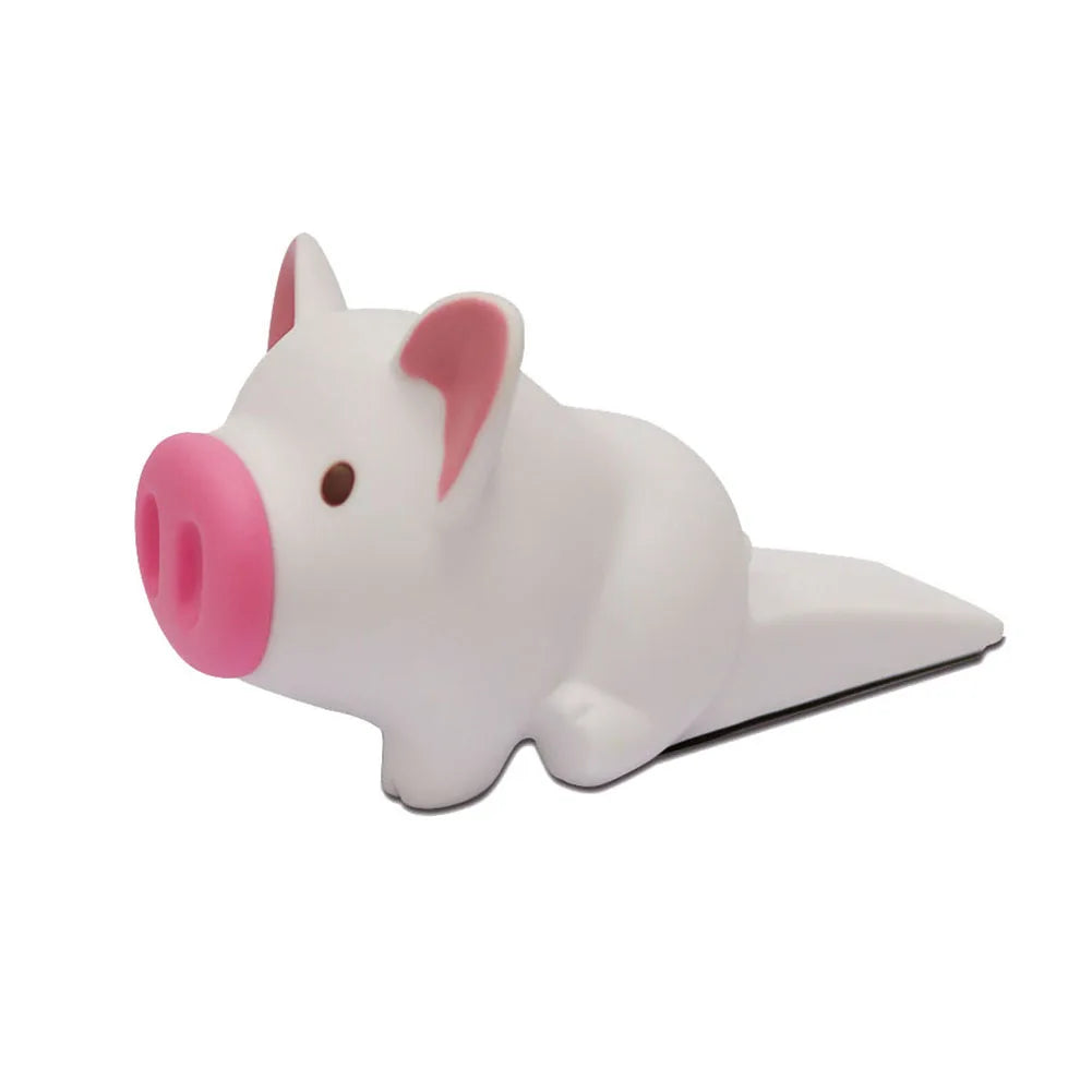 Door Stopper Cute Dog Pig Mouse Cat Shape Door Stopper Holder Hard PVC Doorstop Wedge Gift Door Holder Stopper Safety Guard Stop