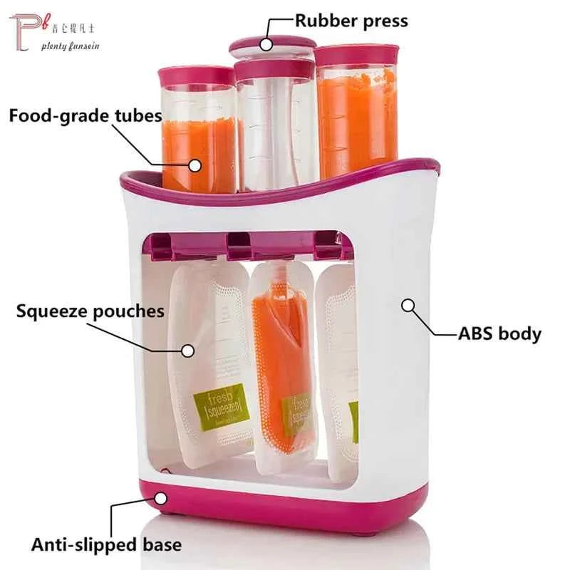 Dropshipping Baby Food Maker Squeeze Food Station Organic Fo