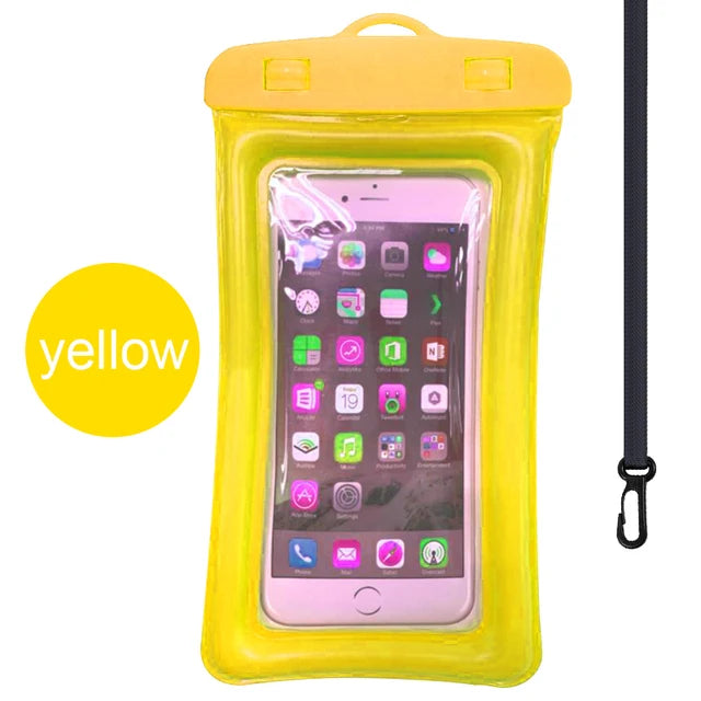 Air Bag Waterproof Bag Phone Case for Swimming Underwater Photography Diving Water Proof Cover Waterproof Mobile Phone Bag