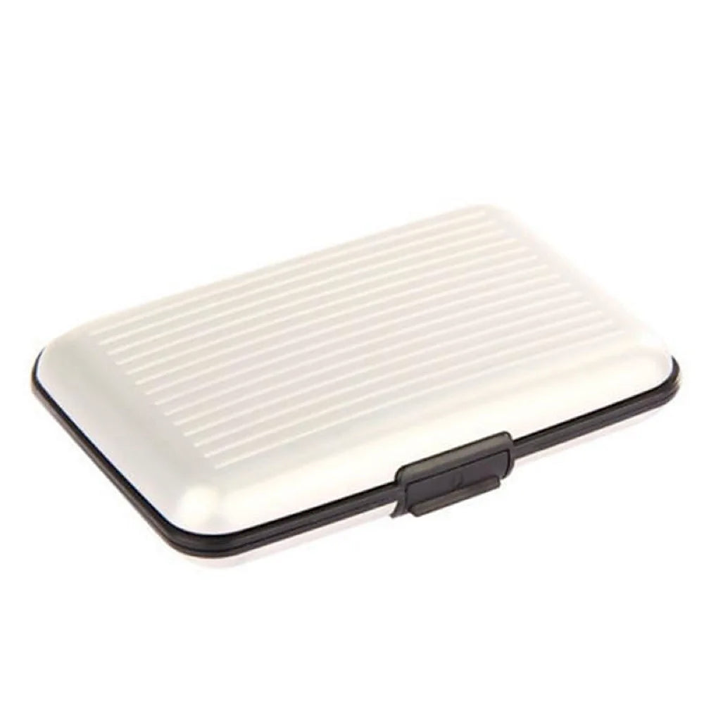 Credit Card Holder Wallet Metal Name Card Holder Waterproof Credit Card Protector for Women Men