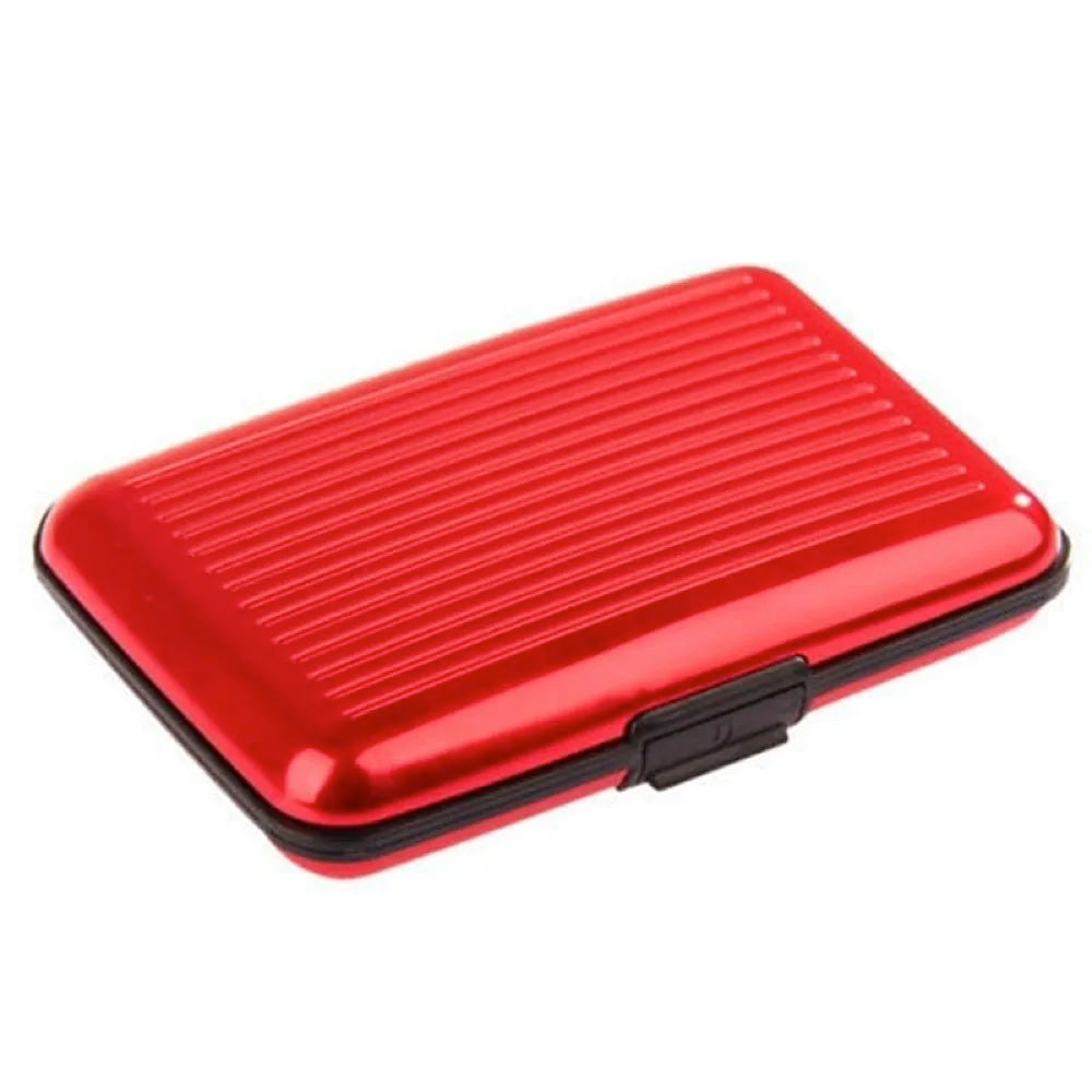 Credit Card Holder Wallet Metal Name Card Holder Waterproof Credit Card Protector for Women Men