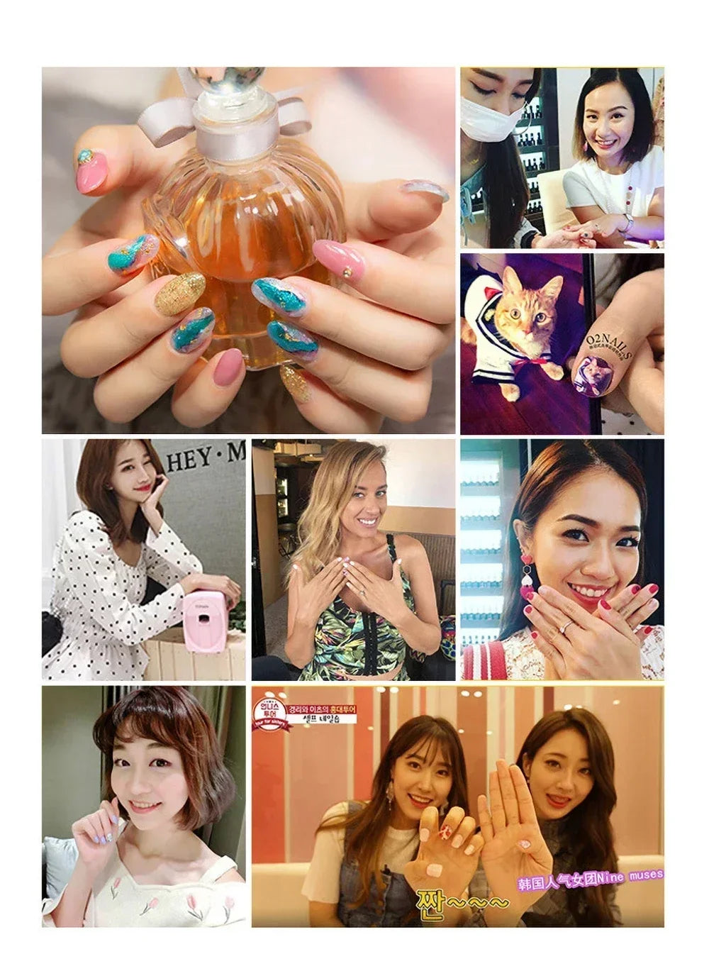 3D Portable Painted Nail Printer Machine Intelligent Automatic Printing Celebrity Home Nail Machine Artifact With Cartridge DIY