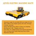 10-60T Heavy-Duty Electric Tank Machinery Skate Dolly Wheel Shifter Handling Tool Efficient Heavy Load Moving Equipment