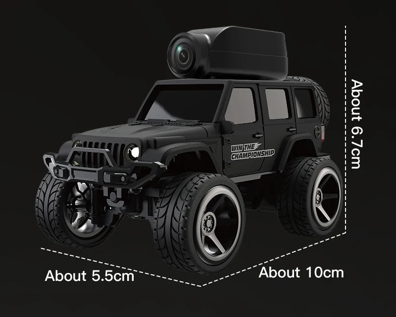 1:64 Mini RC Car 2.4G Remote Contorl Vehicle with Camera WiFi APP Control High Speed Racing Stunt Cars Toy Gift for Kids
