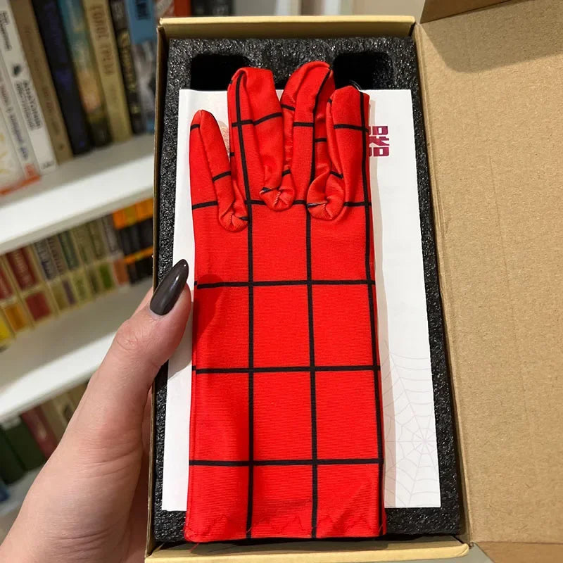 Spider Man Web Shooters ML Legends Spiderman Network Electric Launcher Gloves Toys Manga Figurine Cosplay Props Gift for Kids