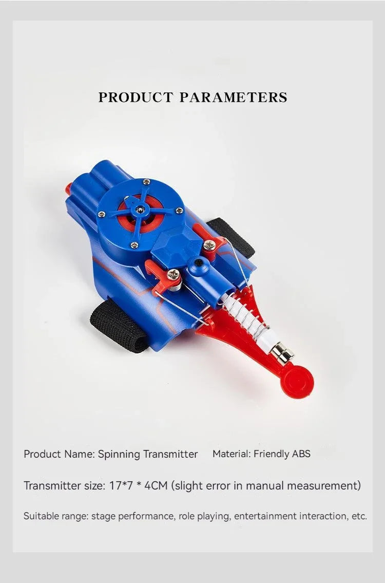 Spider Man Web Shooters ML Legends Spiderman Network Electric Launcher Gloves Toys Manga Figurine Cosplay Props Gift for Kids
